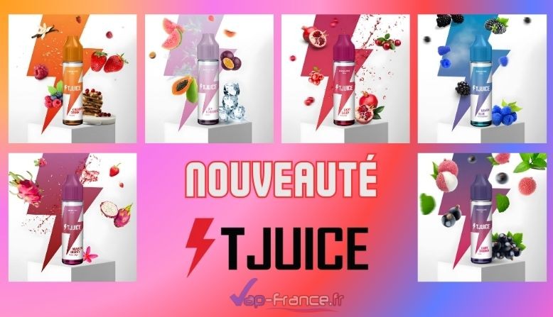 Découvrez la nouvelle gamme de e-liquides T-Juice 50ml